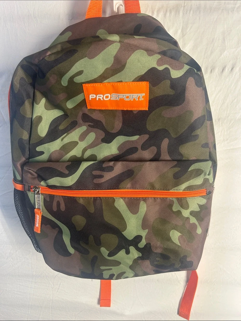 Prosport Camo Backpack in Green and Orange